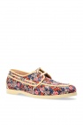 Gucci Floral-printed boat shoes